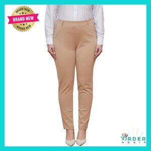 Stretchy Blazer Business Pull On Work Pants Elegant Minimal Chic Professional